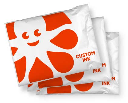 Pile of Custom Ink packages